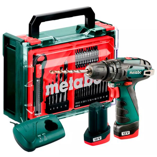 Дрель-шуруповерт Metabo BS Basic Workshop 2x2.0 1450 об/мин photo 2