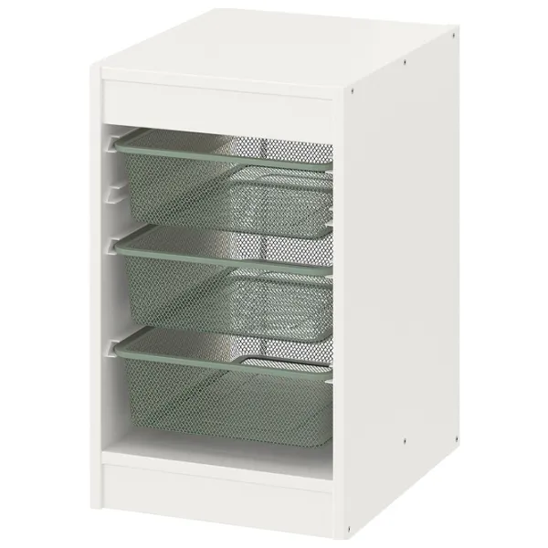 Стеллаж Ikea Trofast 3 56 x 34 x 44см cm / ЛДСП / White photo 1