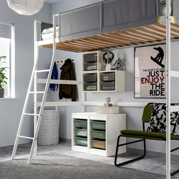 Стеллаж Ikea Trofast 3 56 x 34 x 44см cm / ЛДСП / White photo 6