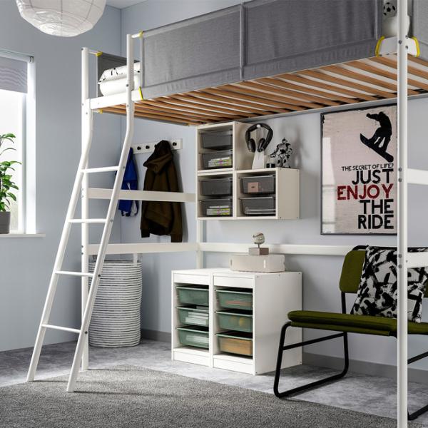 Стеллаж Ikea Trofast 3 56 x 34 x 44см cm / ЛДСП / White photo 6