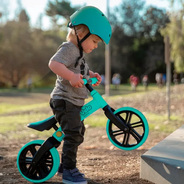 Bicicletă fără pedale Yvolution Y Velo Junior 9"  Aluminiu / Green Black photo 7 Bicicletă fără pedale Yvolution Y Velo Junior 9"  Aluminiu / Green Black photo 7