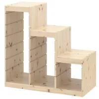 Стеллаж с контейнерами Ikea Trofast 6 91 x 94 x 44см cm / Массивная сосна / Дуб cонома photo 2