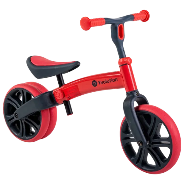 Беговел Yvolution Y Velo Junior 9"  Алюминий / Красный Черный photo 1 Беговел Yvolution Y Velo Junior 9"  Алюминий / Красный Черный photo 1