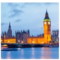 Обои DECOCODE 41-0197-WL Синий / Город