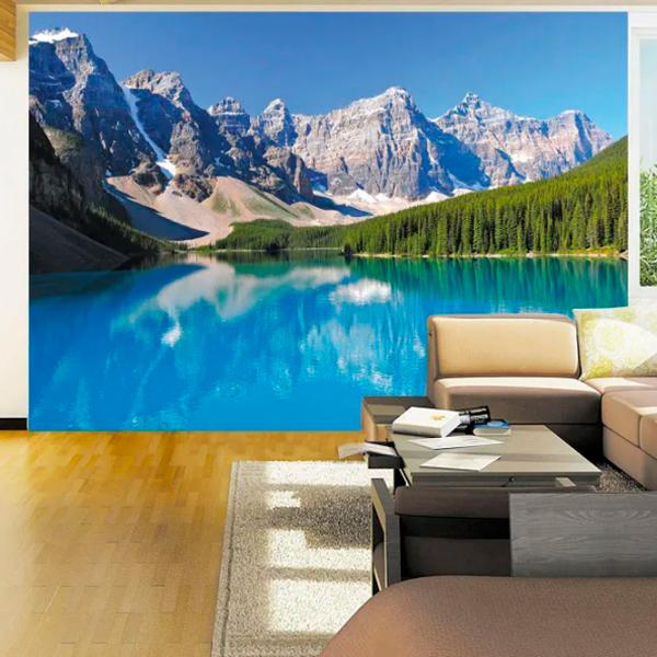 Tapete DECOCODE 41-0220-PL Blue / Natură photo 2