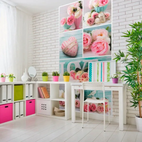 Обои DECOCODE 13-0449-FL Розовый / Цветы photo 2
