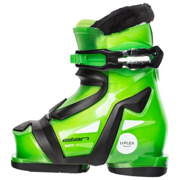 Clăpari de schi pentru copii Elan EZYY 1 Green / Poliuretan photo 3