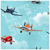 Tapete Graham & Brown Kids4Home Blue / Avioane