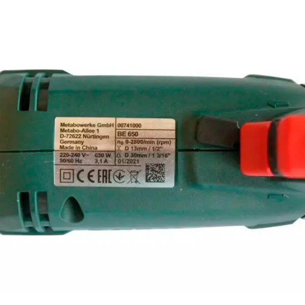 Mașină de găurit Metabo BE 650 650 W / 2800 rot/min photo 6