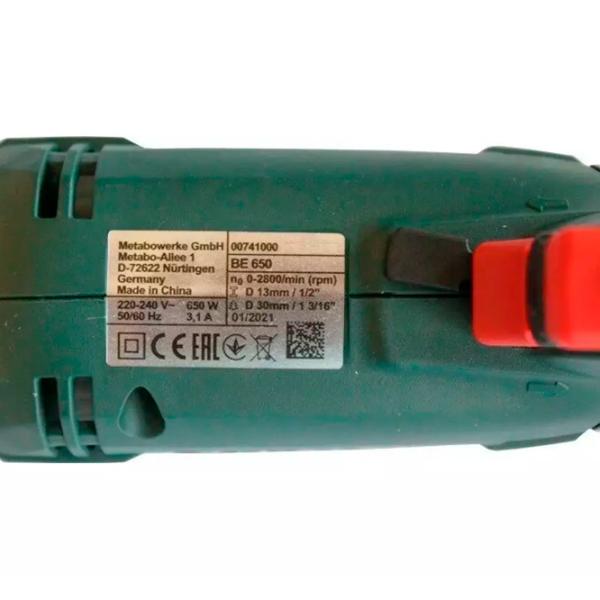 Mașină de găurit Metabo BE 650 650 W / 2800 rot/min photo 6