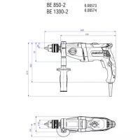 Mașină de găurit Metabo BE 850-2 850 W / 3100 rot/min photo 5