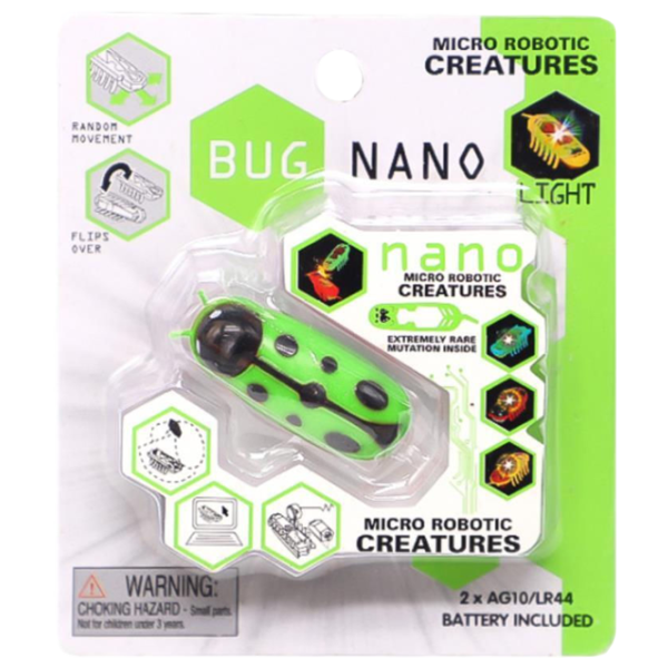 Jucărie interactivă Miscellaneous Nano robo-gandac Ladybug 61411 3+ / Green photo 1 Jucărie interactivă Miscellaneous Nano robo-gandac Ladybug 61411 3+ / Green photo 1
