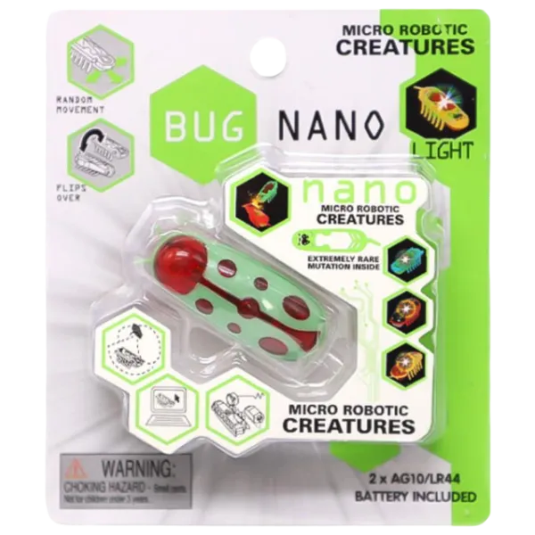 Jucărie interactivă Miscellaneous Nano robo-gandac Ladybug 61411 3+ / Green photo 2 Jucărie interactivă Miscellaneous Nano robo-gandac Ladybug 61411 3+ / Green photo 2