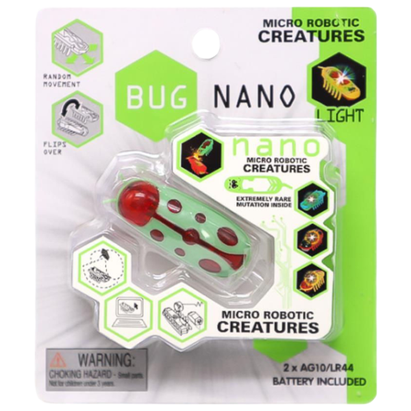 Jucărie interactivă Miscellaneous Nano robo-gandac Ladybug 61411 3+ / Green photo 2 Jucărie interactivă Miscellaneous Nano robo-gandac Ladybug 61411 3+ / Green photo 2