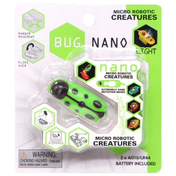 Jucărie interactivă Miscellaneous Nano robo-gandac Ladybug 61411 3+ / Green photo 3 Jucărie interactivă Miscellaneous Nano robo-gandac Ladybug 61411 3+ / Green photo 3
