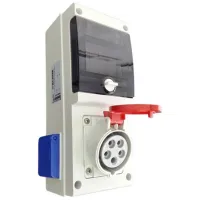 Bloc cu priză Scame 623.RO0002 220 - 240 V / Type DIN / White