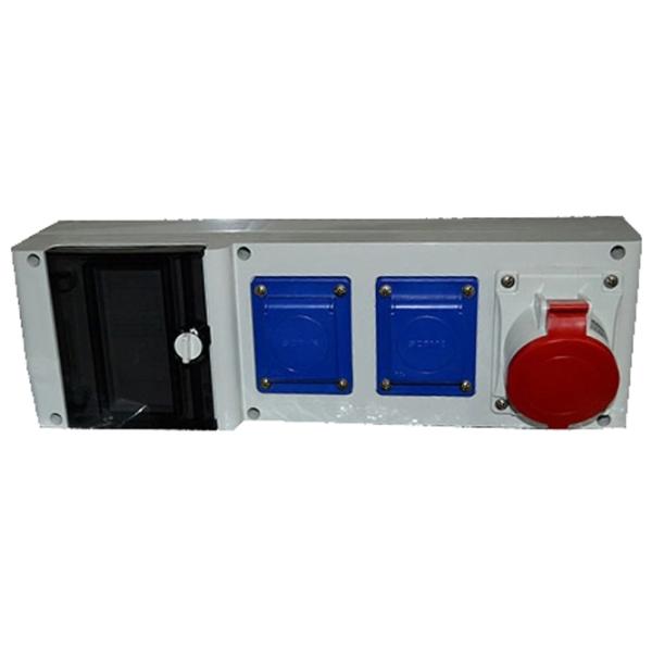 Bloc cu priză Scame 632D.223  / Type DIN / White photo 1