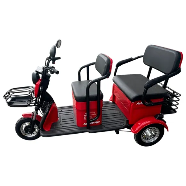 Трицикл электро Caravan 60V20AH Красный / 40 км photo 1