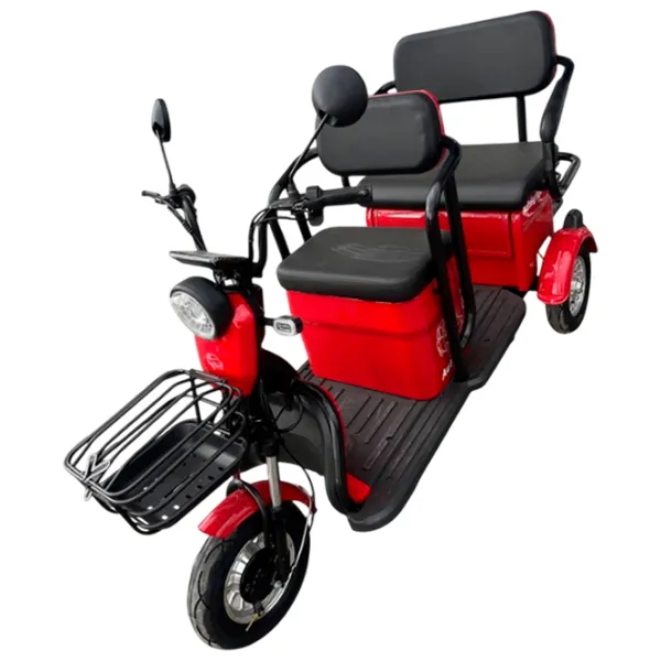 Трицикл электро Caravan 60V20AH Красный / 40 км photo 2