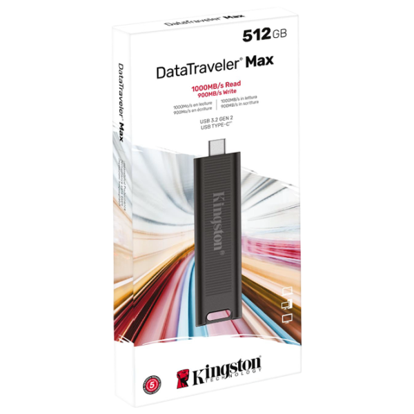 Kingston DataTraveler Max 512 ГБ Черный photo 3