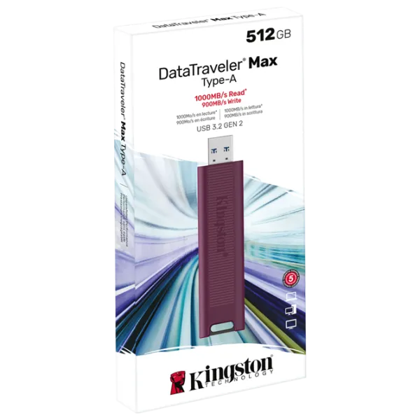Kingston DataTraveler Max 512 ГБ Красный photo 3
