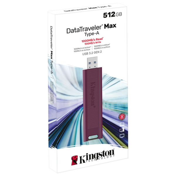 Kingston DataTraveler Max 512 ГБ Красный photo 3