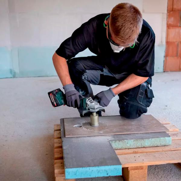 Шлифовальная машина Metabo W 18 L BL 9-125 Угловая / / Зеленый photo 6 Шлифовальная машина Metabo W 18 L BL 9-125 Угловая / / Зеленый photo 6