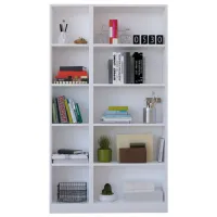 Etajeră Remaks 10 Shelf 169 x 93.2 x 20 cm / PAL / White