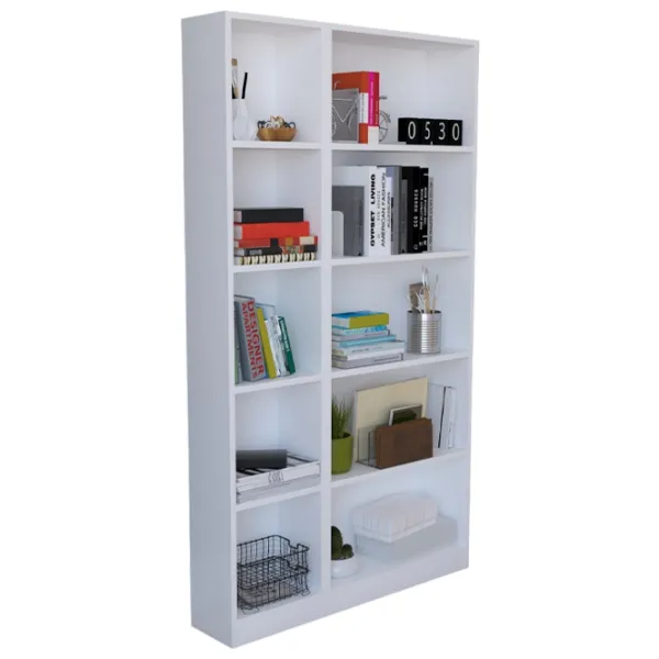 Etajeră Remaks 10 Shelf 169 x 93.2 x 20 cm / PAL / White photo 2