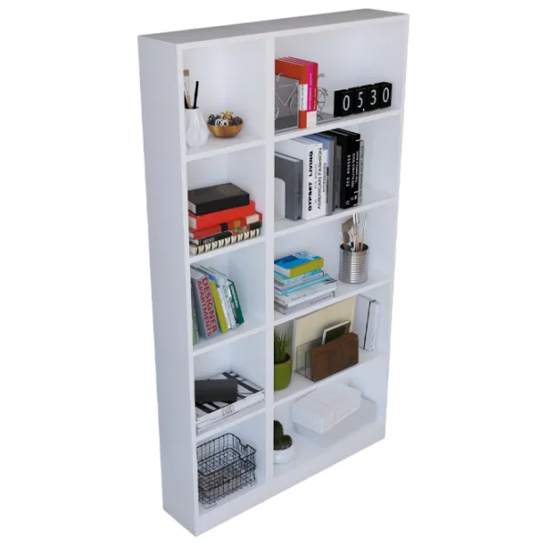 Etajeră Remaks 10 Shelf 169 x 93.2 x 20 cm / PAL / White photo 3