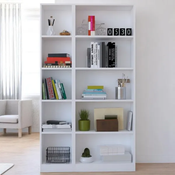 Etajeră Remaks 10 Shelf 169 x 93.2 x 20 cm / PAL / White photo 5