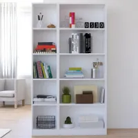 Etajeră Remaks 10 Shelf 169 x 93.2 x 20 cm / PAL / White photo 5