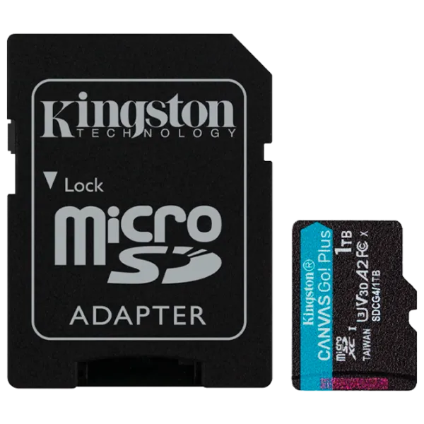 Карта памяти Kingston Canvas Go! Plus Gen 4 1 ТБ MicroSD / UHS-I (U3) photo 1