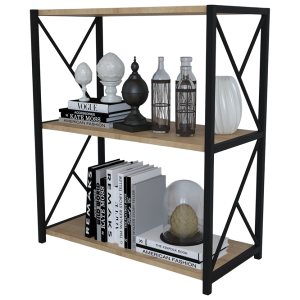 Etajeră Remaks 3 Shelf 78.5 x 70 x 34 cm / PAL / Black photo 4