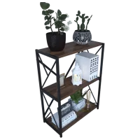 Etajeră Remaks 3 Shelf 78.5 x 70 x 34 cm / PAL / Black photo 3