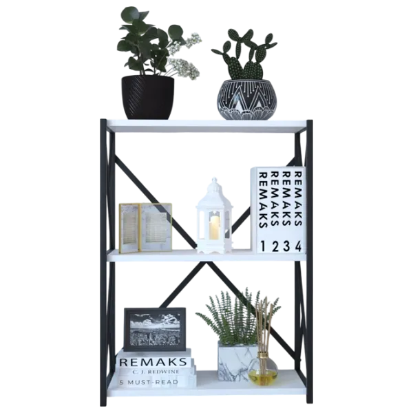 Etajeră Remaks 3 Shelf 78.5 x 70 x 34 cm / PAL / Black photo 1