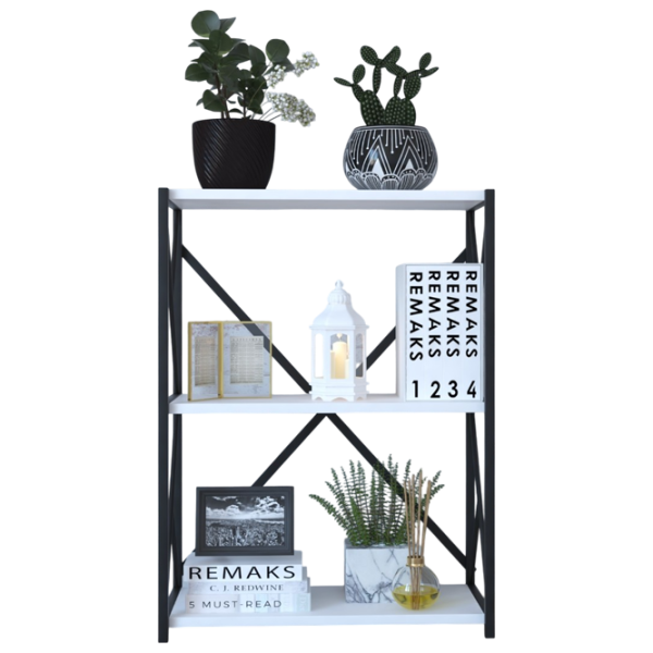 Etajeră Remaks 3 Shelf 78.5 x 70 x 34 cm / PAL / Black photo 1