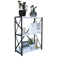 Etajeră Remaks 3 Shelf 78.5 x 70 x 34 cm / PAL / Black photo 2