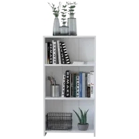 Стеллаж Remaks 3 Shelf 108 x 56 x 20см cm / ЛДСП / White