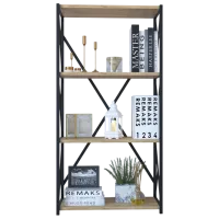 Etajeră Remaks 4 Shelf 114.5 x 70 x 34 cm / PAL / Black