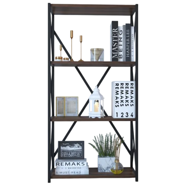 Etajeră Remaks 4 Shelf 114.5 x 70 x 34 cm / PAL / Black photo 1