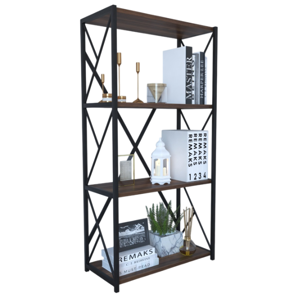 Etajeră Remaks 4 Shelf 114.5 x 70 x 34 cm / PAL / Black photo 2