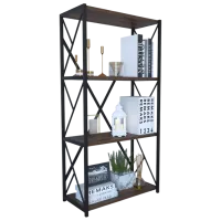 Etajeră Remaks 4 Shelf 114.5 x 70 x 34 cm / PAL / Black photo 2