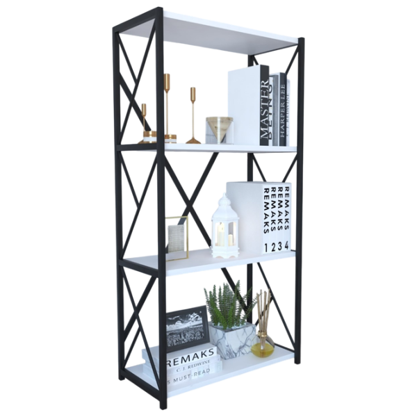 Etajeră Remaks 4 Shelf 114.5 x 70 x 34 cm / PAL / Black photo 2