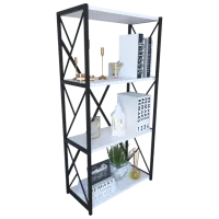 Etajeră Remaks 4 Shelf 114.5 x 70 x 34 cm / PAL / Black photo 3