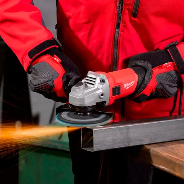 Polizor Milwaukee AG800-125E Unghiular / 800 W / Red photo 4