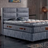 Кровать Dizayno Home Armoni 180 x 200 см / ЛДСП / Серый