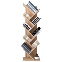 Стеллаж Remaks Zikzak 130 x 35 x 19.5см cm / ЛДСП / Дуб cонома