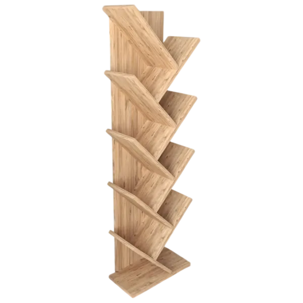 Стеллаж Remaks Zikzak 130 x 35 x 19.5см cm / ЛДСП / Дуб cонома photo 2 Стеллаж Remaks Zikzak 130 x 35 x 19.5см cm / ЛДСП / Дуб cонома photo 2