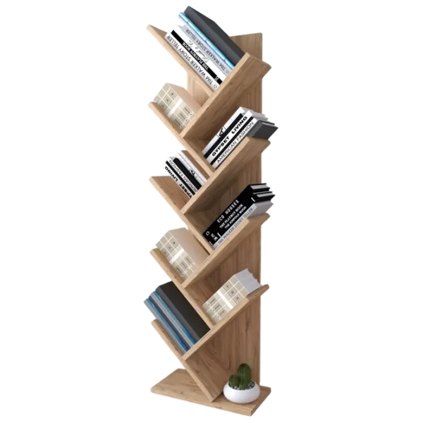 Стеллаж Remaks Zikzak 130 x 35 x 19.5см cm / ЛДСП / Дуб cонома photo 3 Стеллаж Remaks Zikzak 130 x 35 x 19.5см cm / ЛДСП / Дуб cонома photo 3